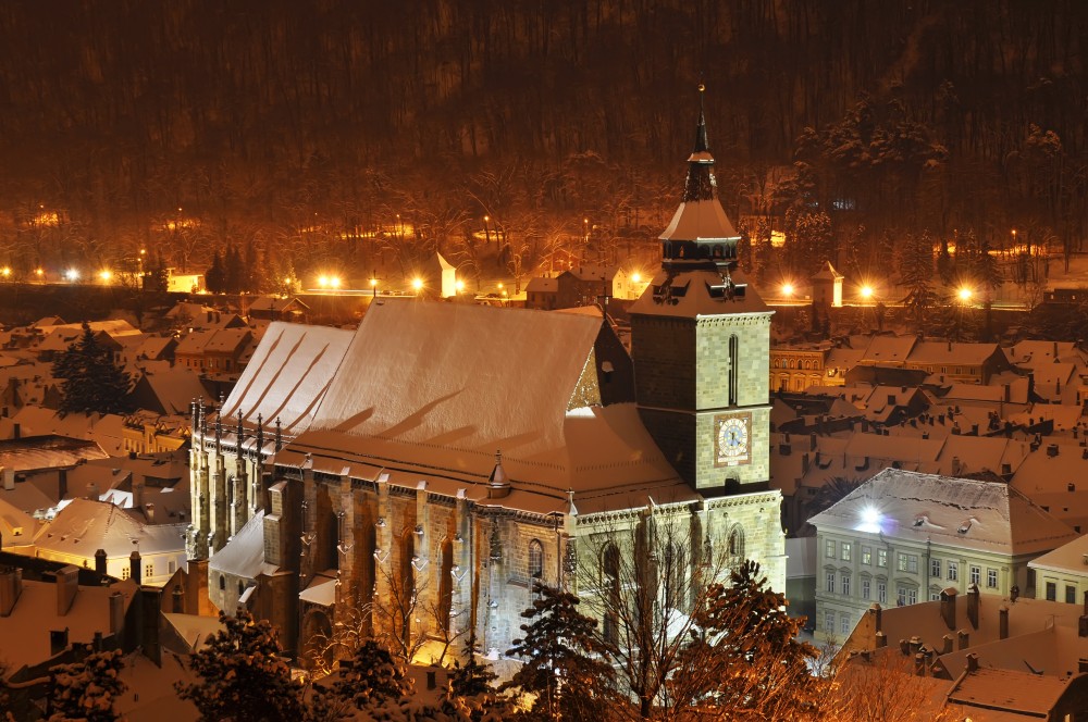 Brasov in the winter