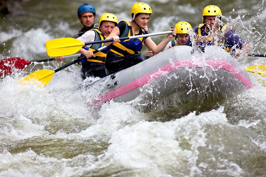 Rafting on the Olt River