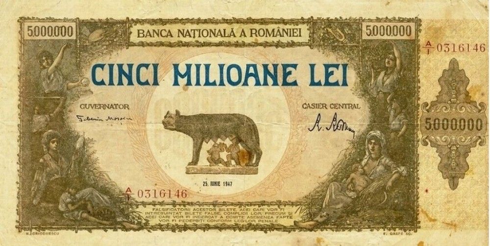 5.000.000 lei bill