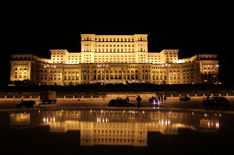 Palace of the Parliament Facade