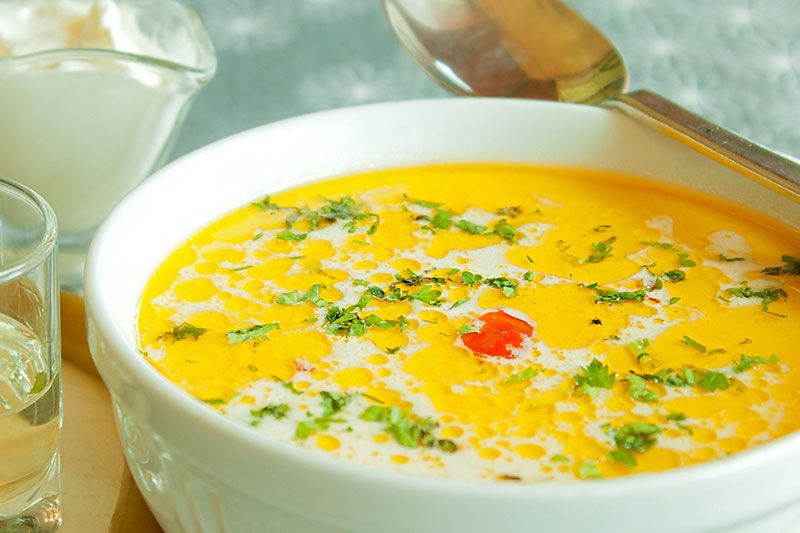 Ciorba de burta (tripe soup)