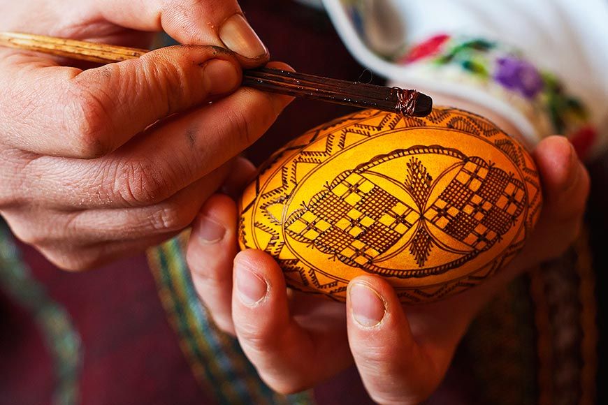 Painted egg