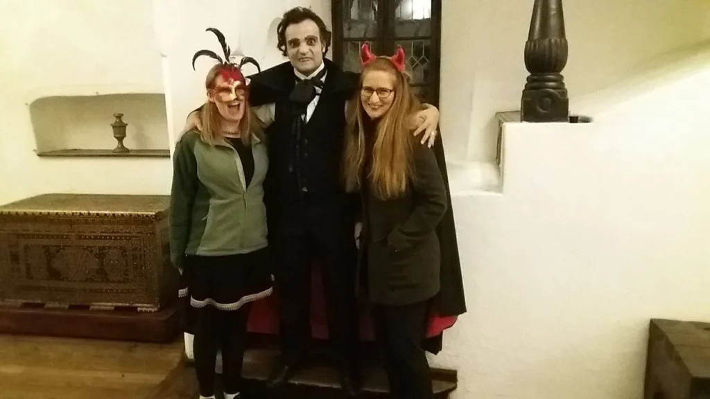halloween party at dracula castle