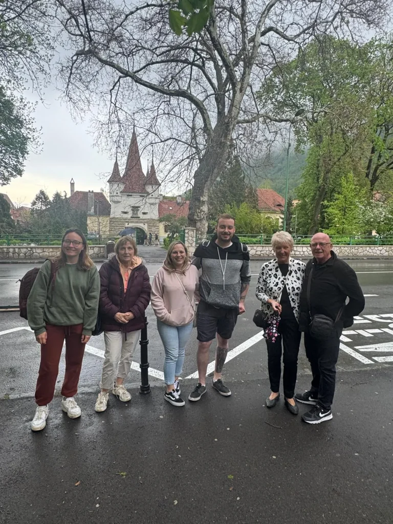 rolandia tourists taking transylvania castles tour