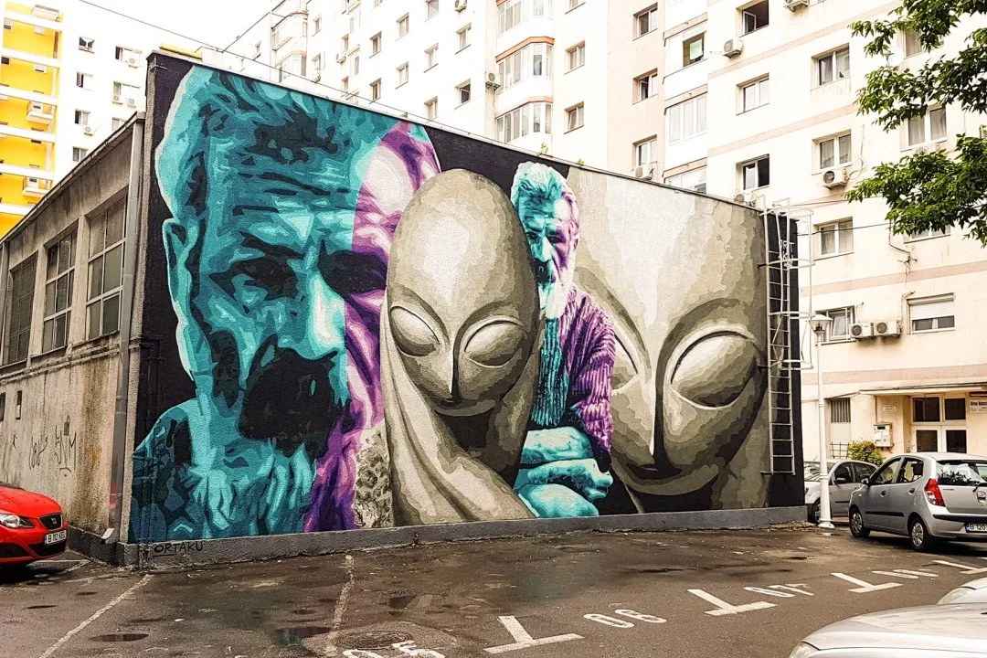 street art bucharest brancusi